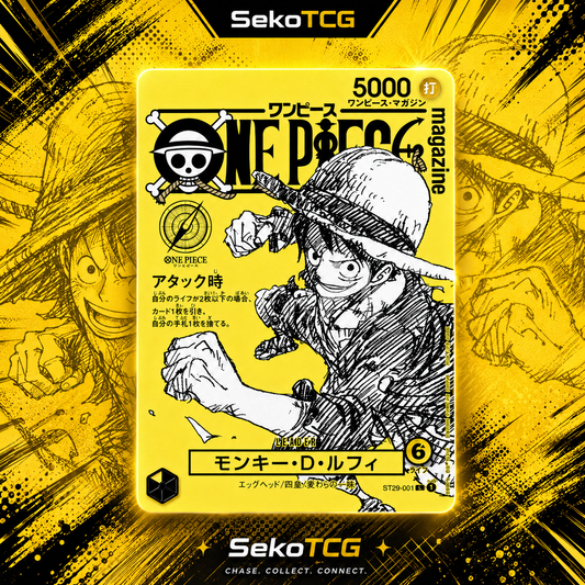 [Pre Order] - One Piece Monkey D. Luffy ST29-001 Magazine Vol.21 Promo-Karte